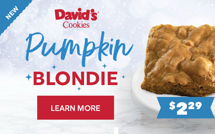 Seasonal Pumpkin Blondie at Dash In - Not Your Average Convenience Store Food